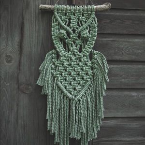 Handmade Macrame Owl Wall Hanging